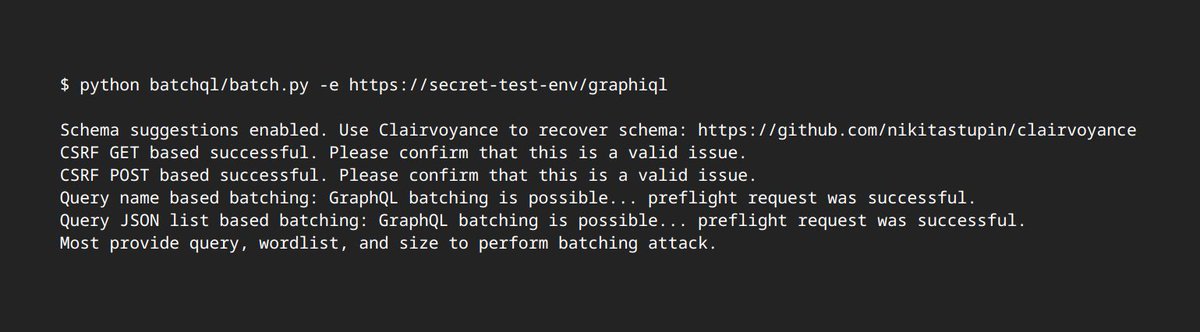 You've found a GraphQL target...

But you don't have much time to test your target for every vulnerability... 😴 

Here are 4 tools you can easily use to find over 5+ vulnerabilities in GraphQL APIs! 🤑 

A thread! 👇