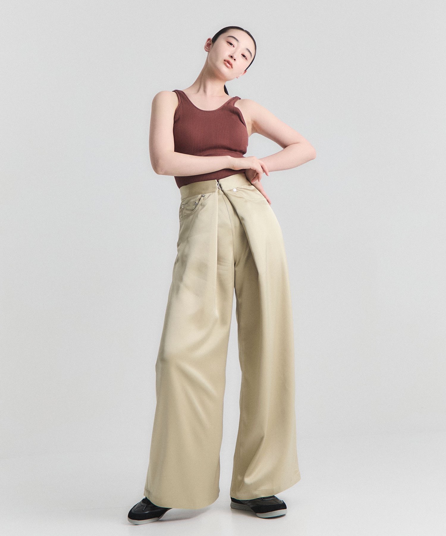 ジョンローレンスサリバン【the tokyo別注】 別注 SATIN WIDE PANTS｜JOHNLAWRENCESULLIVAN