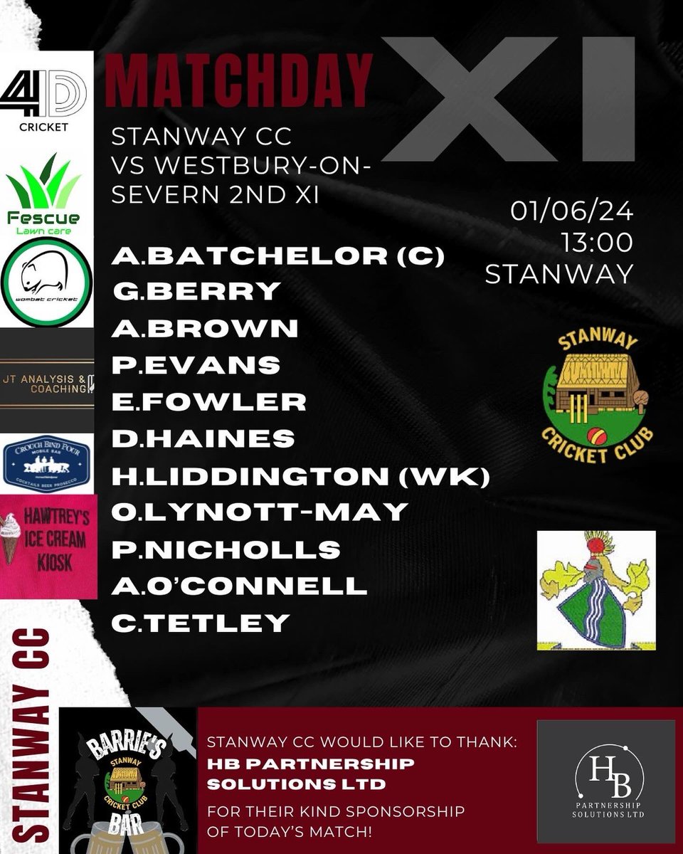 StanwayCC's tweet photo. The side to take on @WestburyOSCC this weekend.
We are hosting our first ever ladies day, head across to our other socials for more information.
If you can, please do come along, it should be a great game!
@swsportsnews @GlosCricketFdn
#uptheway https://t.co/x39qxLIyer