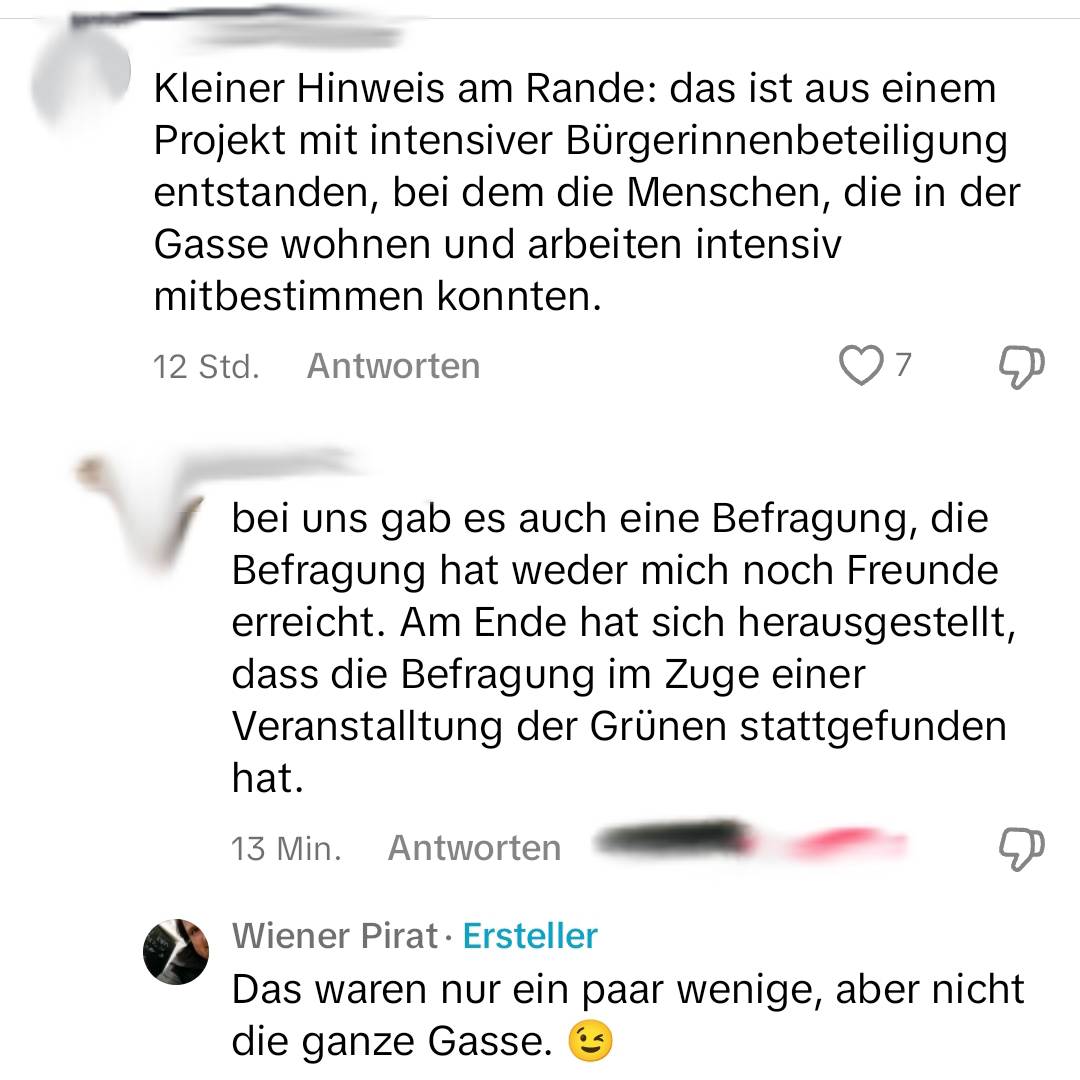 Grüne Politik besteht in Wien #Neubau bzw. in anderen Bezirken darin, dass ein paar wenige Grüne zu Bürgerinnenbeteiligungsverfahren hingehen und das Projekt wird umgesetzt! Das ist keine echt #Demokratie! Schluss damit!

#NeubauLiebe #Wien7 #Bernardgasse #StadtWien #Schilling