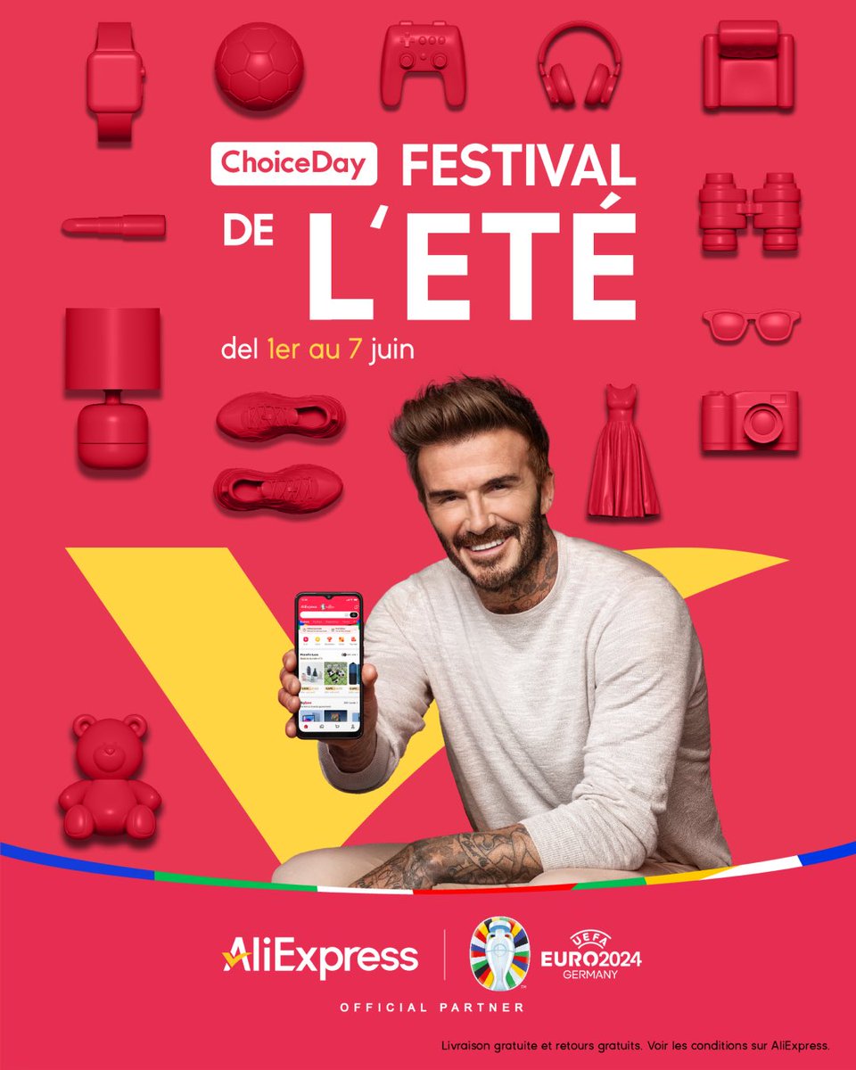 Profitez du Festival de l'été AliExpress du 1er au 7 juin avec jusqu'à 70% de réduction ! ☀️👏⚽️
#achetezmalindépensezmoins #winwithaliexpress #festivaldelété