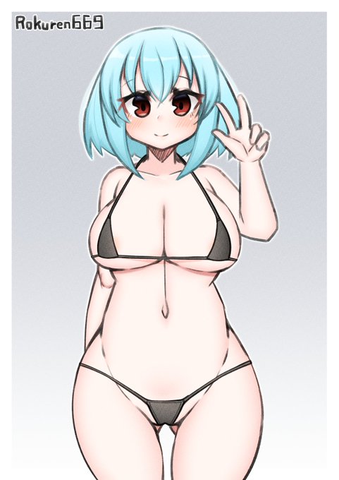 マイクロビキニ娘 #マイクロビキニを描け 