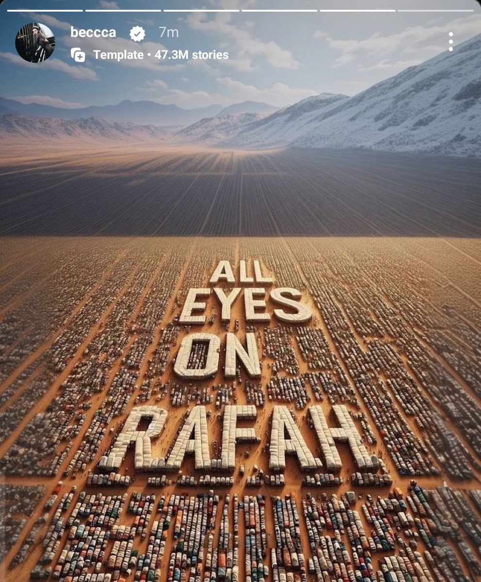 #AlleyesonRafah