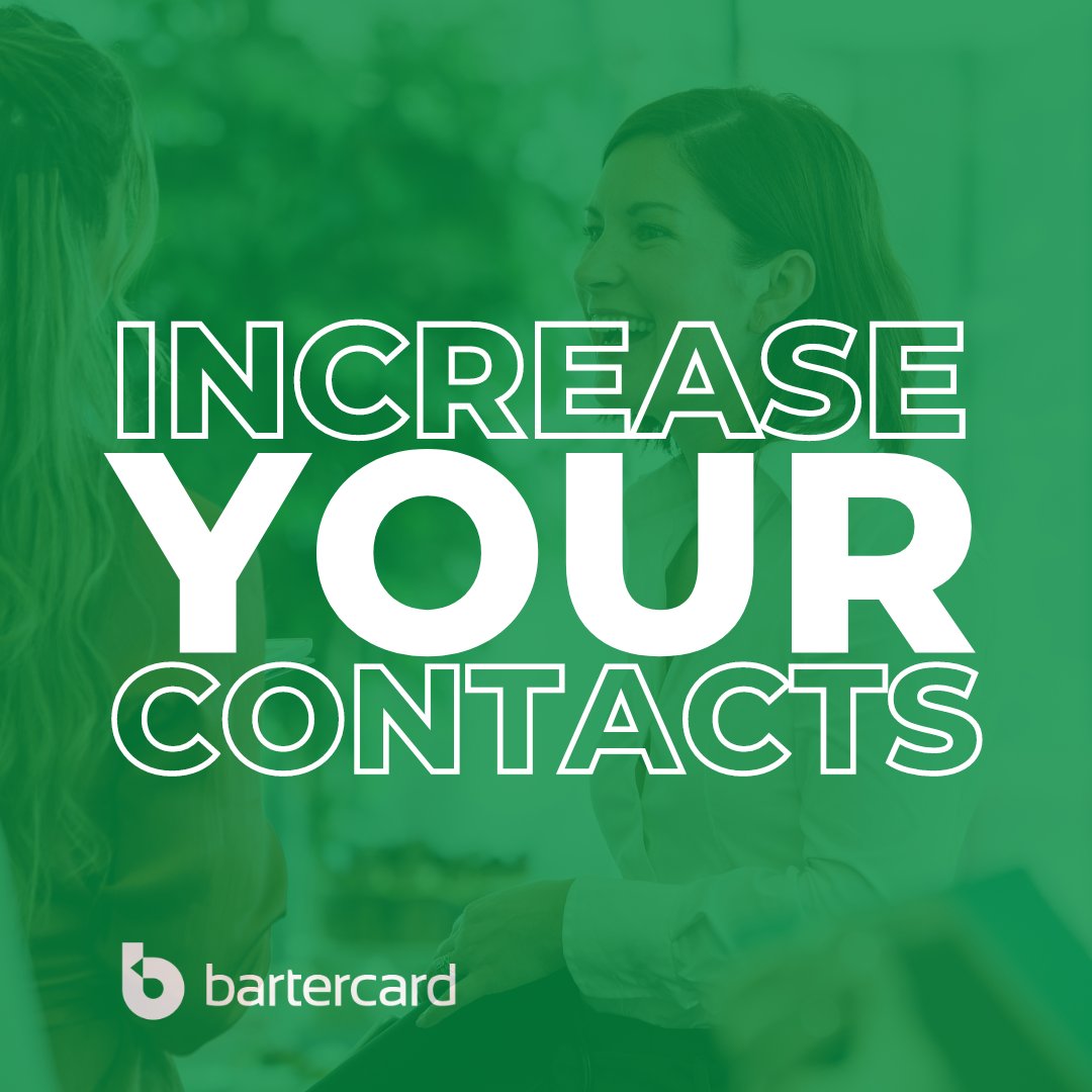 🤝 INCREASE YOUR CONTACTS by joining Bartercard! Network with local and national businesses through our exclusive events. 🌍 💬 hello@bartercard.co.uk | 📞 0800 840 6333 #Networking #BusinessConnections #Bartercard