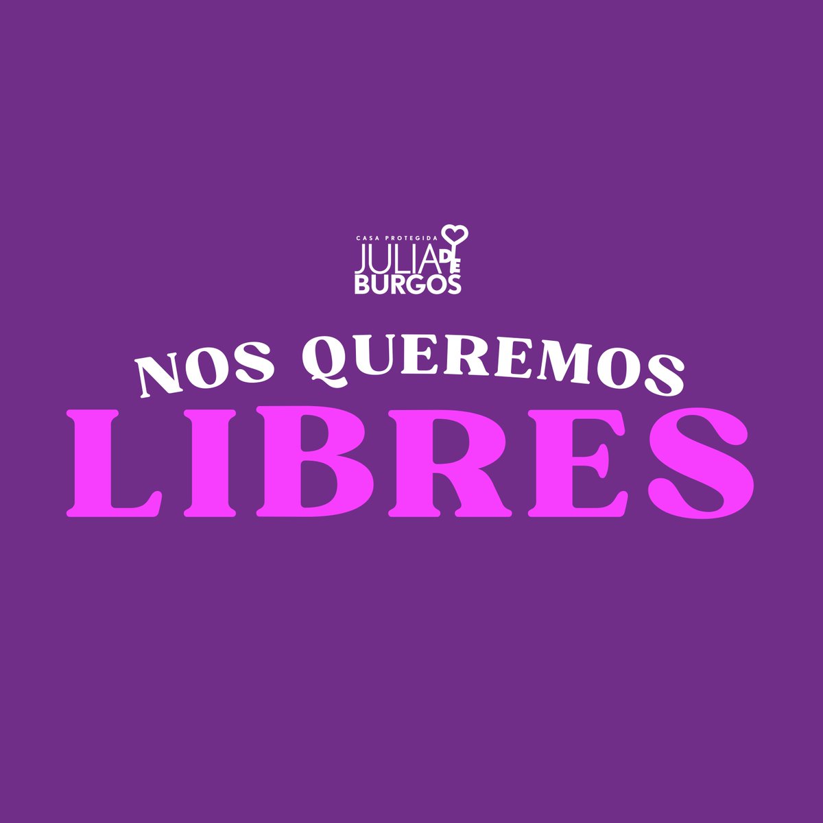 Queremos vivir en un mundo donde cada mujer pueda sentirse segura, valorada y libre de violencias. Nos queremos libres de estereotipos, de prejuicios, y de cualquier forma de opresión. Porque la libertad es un derecho, no un privilegio. 

#Feminismo #CasaJulia