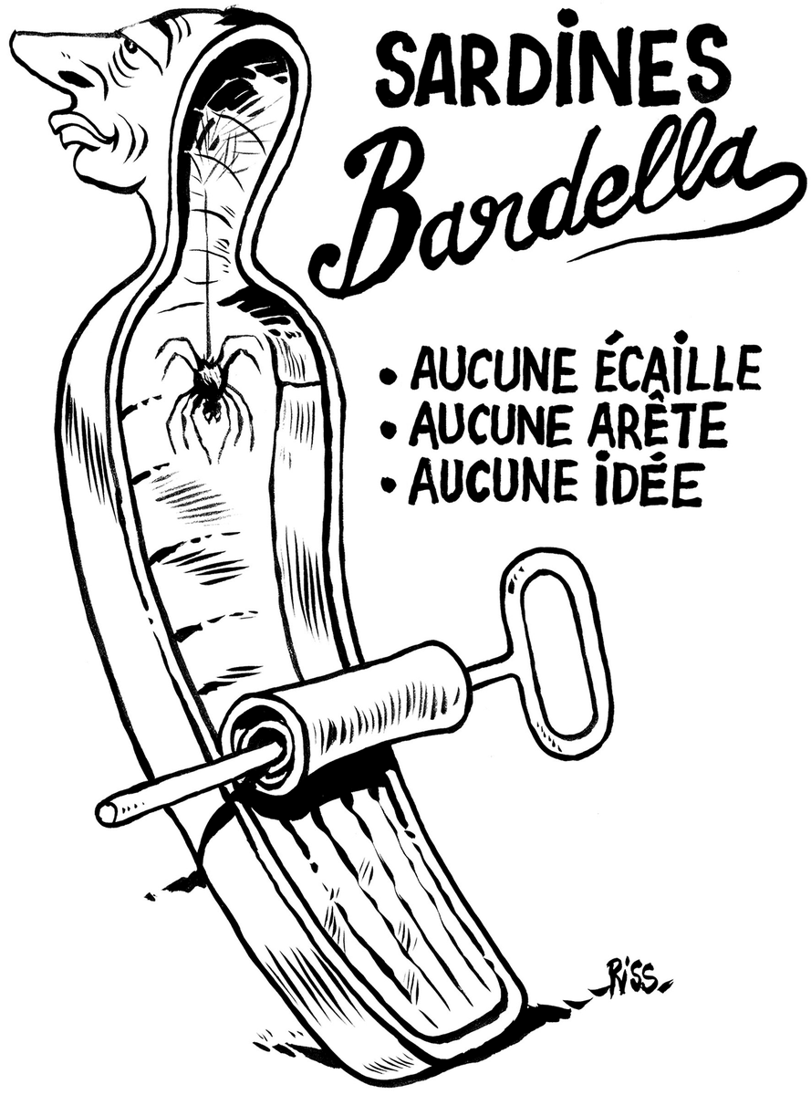 Charlie_Hebdo_'s tweet photo. Par #Riss https://t.co/mPY6RnHAvN