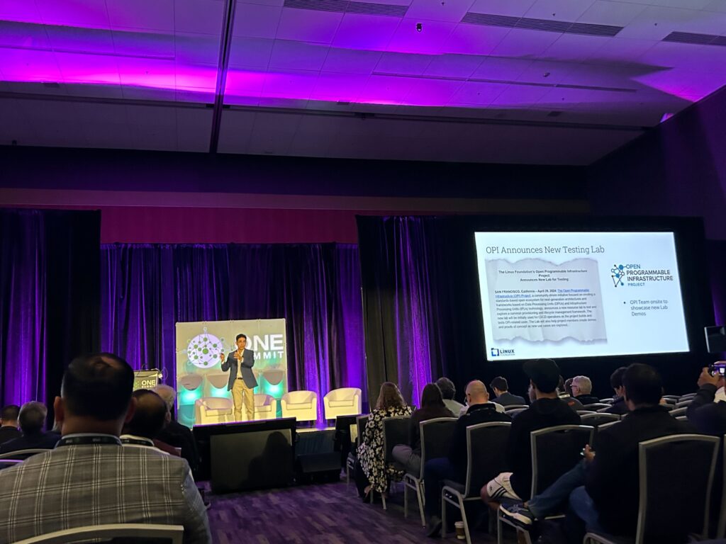 opi_project's tweet image. If you didn&apos;t get to see @opi_project in action at @LF_Networking&apos;s #ONESummit, you can check out the stats, demo videos and watch  @F5&apos;s @ppindell #OPIProject session here: hubs.la/Q02z1Sr80 @linuxfoundation #opensource #DPUs #openhardware