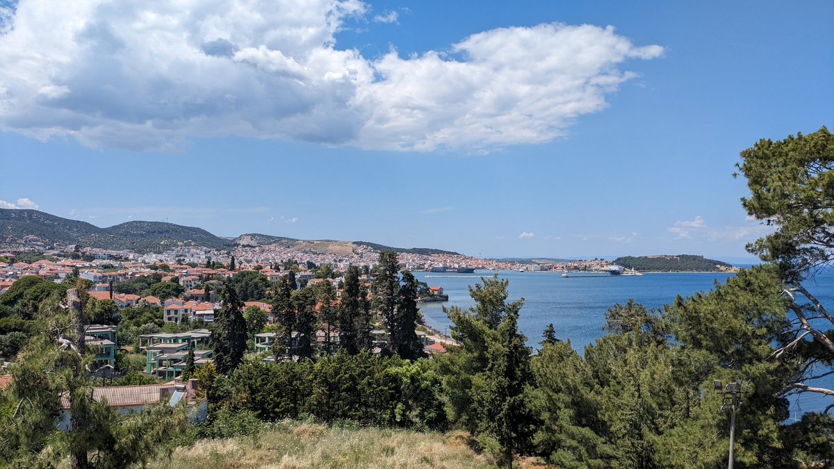 ➡️Yesterday, we hosted the #LifeBIODAPH2O General Assembly at the <a href="/uaegean/">University Of Aegean</a> in Lesvos, Greece. The stunning views added to our productive discussions on project progress. Thanks to <a href="/ntua/">National Technical University of Athens</a> for organizing!

💧 Today, we visit the Antissa #WWTP demosite to see the #BIODAPH reactor.