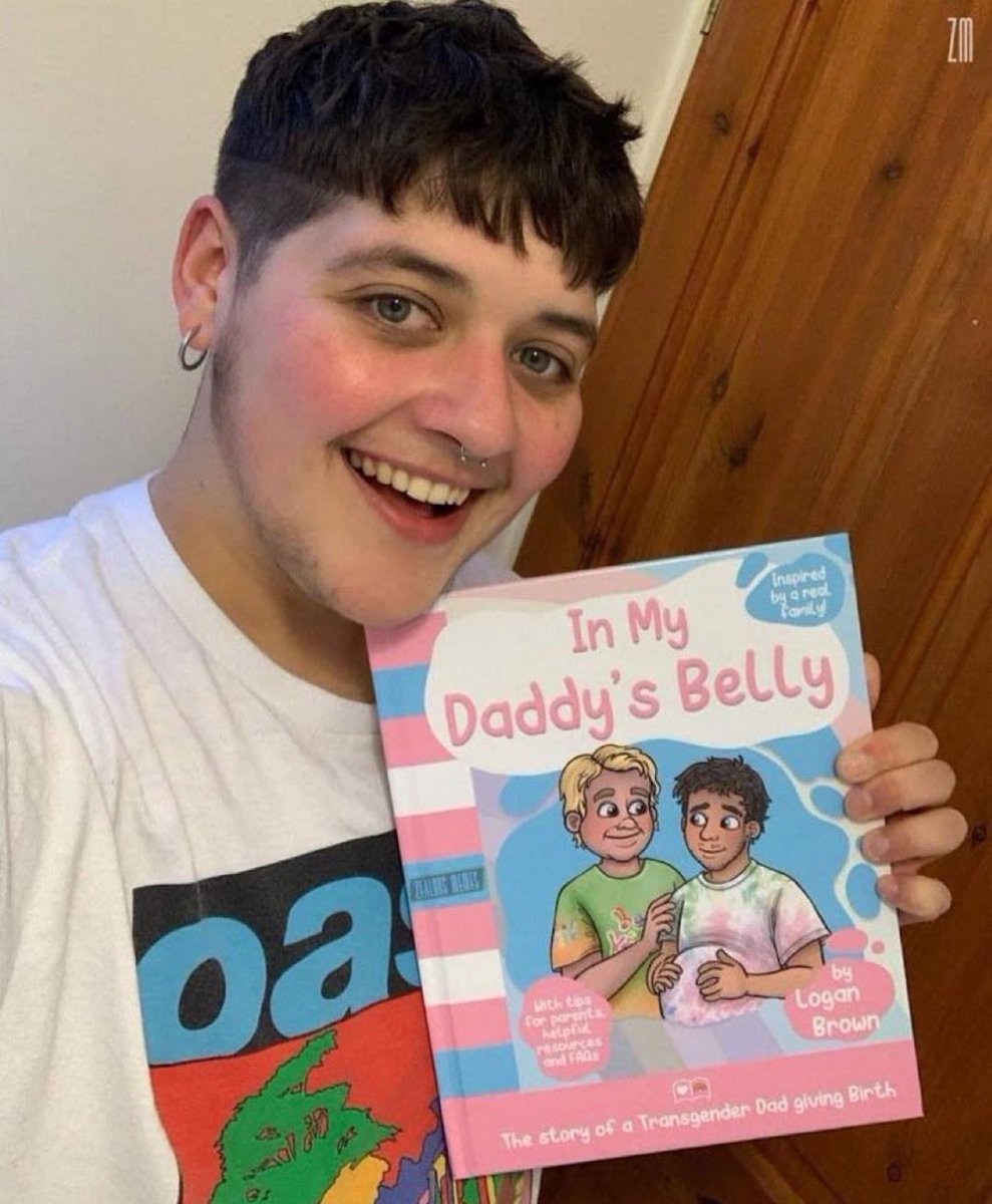 Une femme transgenre montre son livre pour enfants:  'dans le ventre de mon papa'.

On avance un peu plus chaque jour dans la connerie humaine.