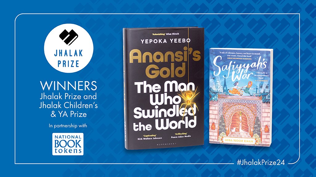 Huge Congratulations to the winners of the Jhalak Prize 2024 #JhalakPrize24 #SafiyyahsWar #Anansisgold #Nationalbooktokens