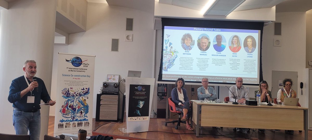 ADarnaude's tweet image. Last day of the #imarco2024 conference but not the least. ⁦@SeaUnicorn2020⁩ is engaging stakeholders into a whole day of exchange to co-design the connectivity science we need for the ocean we want! ⁦