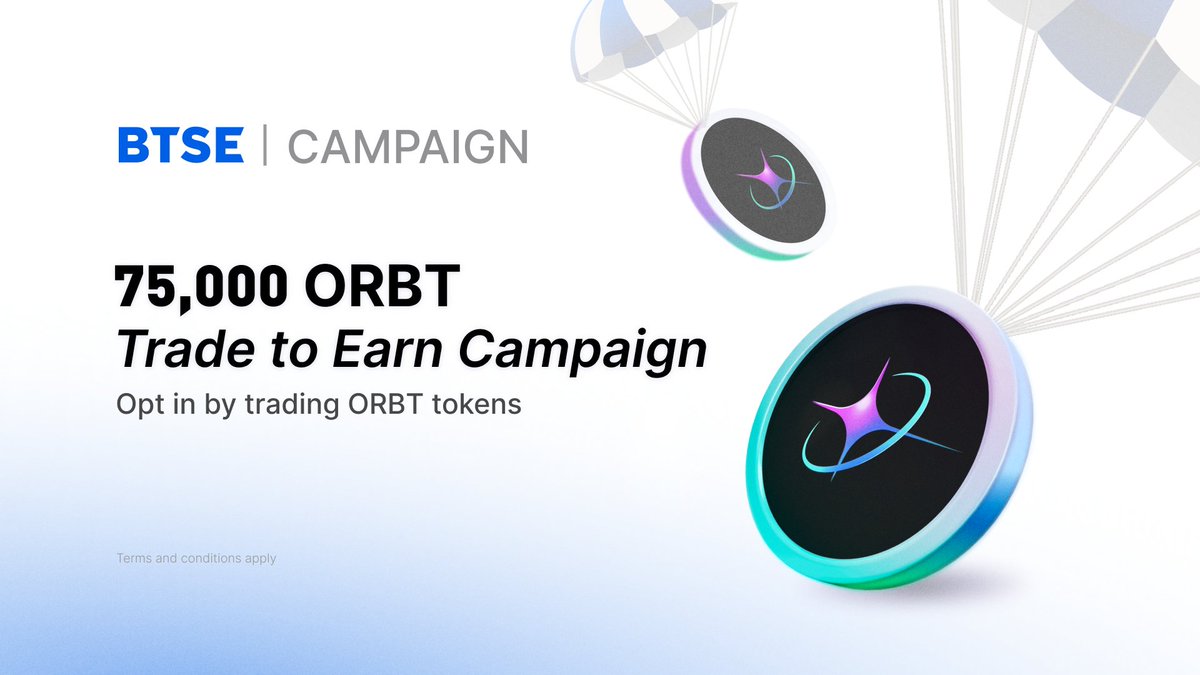 We’re thrilled to announce our collaboration with @orbitt_ai for an exciting new Trade-to-Earn campaign! 🚀 Trade $ORBT tokens from now until June 7 to participate. 75,000 $ORBT tokens are up for grabs. Check out the details and rules in the thread below. 👇🏼 #BTSECampaign
