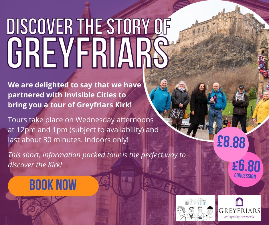 Greyfriars Kirk (@greyfriars_kirk) on Twitter photo We have partnered with the incredible social enterprise that is <a href="/InvCities/">Invisible Cities</a> to bring you a tour of #GreyfriarsKirk #Edinburgh (indoors only)! Book now and discover the story of Greyfriars 👉 invisible-cities.org/blog/invisible… We have partnered with the incredible social enterprise that is <a href="/InvCities/">Invisible Cities</a> to bring you a tour of #GreyfriarsKirk #Edinburgh (indoors only)! Book now and discover the story of Greyfriars 👉 invisible-cities.org/blog/invisible…