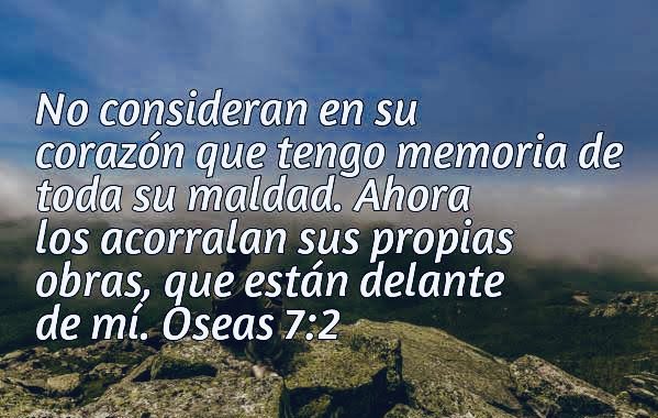 Ose.7  Un pecado puede ser ocultado delante de los hombres, pero nunca delante quien nos ha creado. La única manera como podemos ser perdonados es acudiendo a Cristo el Salvador crucificado #rpsp