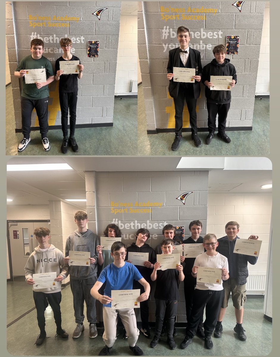 Well done to my BGE pupils who have a 100% PE kit record for the full academic year! 👏🏼 

<a href="/Boness_HWB/">Bo'ness Academy - PE</a>  
<a href="/Boness_Academy/">Bo'ness Academy</a>