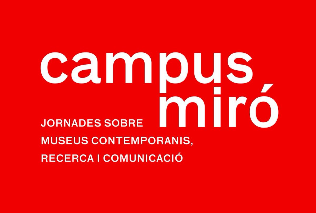 El #CampusMiró, coorganitzat per la #UPFBarcelona i <a href="/fundaciomiro/">Fundació Joan Miró, Barcelona</a>, reflexionarà sobre art contemporani, recerca i comunicació. El campus s'adreça a estudiants universitaris però també al públic en general.

📅 3-6 de juny 
👉 tuit.cat/Nssys