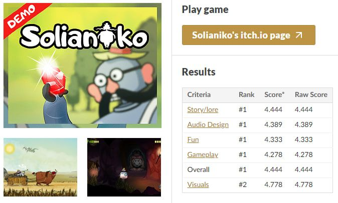 We took 1st place in the long #GamedevCamp - Season 4 jam! 😎
And we are thrilled to present our game at <a href="/DevGAMM/">DevGAMM</a>  Showcase at Vilnius in two weeks! 
Thanks <a href="/defold/">Defold Engine</a>  for this opportunity.
#indiegame #MadeWithDefold