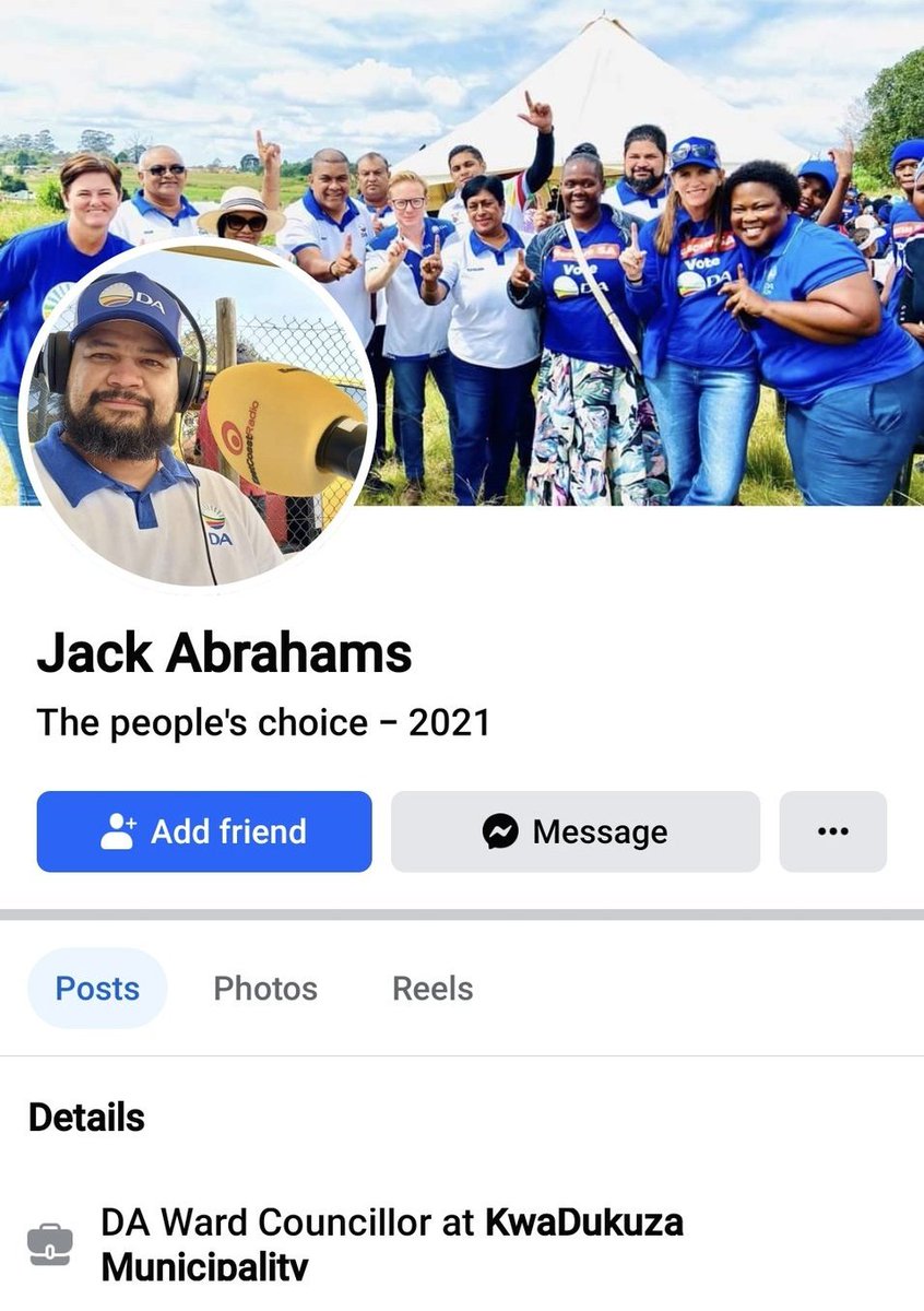 Cthulhucachoo's tweet photo. DA Ward Councillor comparing black people to monkeys. Must be a day ending in Y. https://t.co/3Qf1Cj9ABs