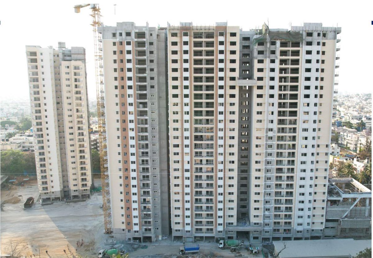 These are all multi-storied buildings constructed by #KEC #RPG in Bengaluru