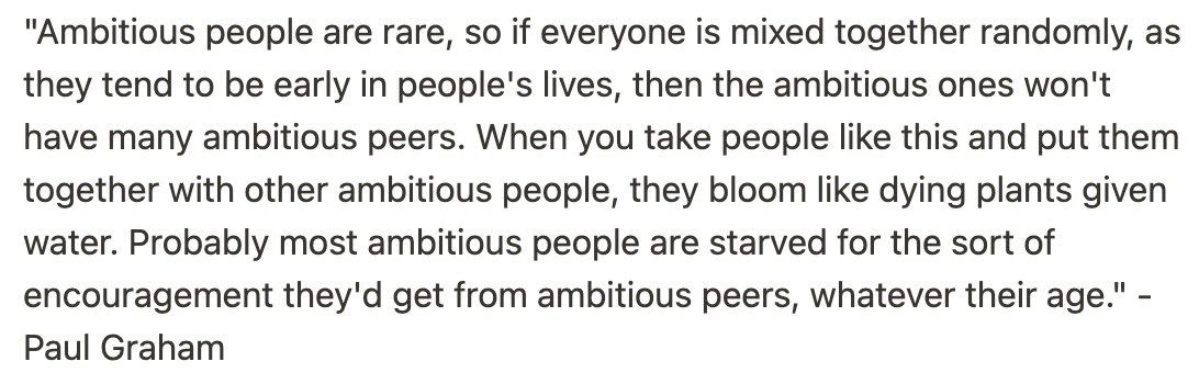 eboviwali's tweet photo. The cost of not surrounding yourself with ambitious people is too high - paraphrased from Paul Graham

Hence Nomadi - a collective of the most ambitious people on the internet who want to create the life they want and in the process affect the future of humanity and our world https://t.co/aQ0lkKoawd