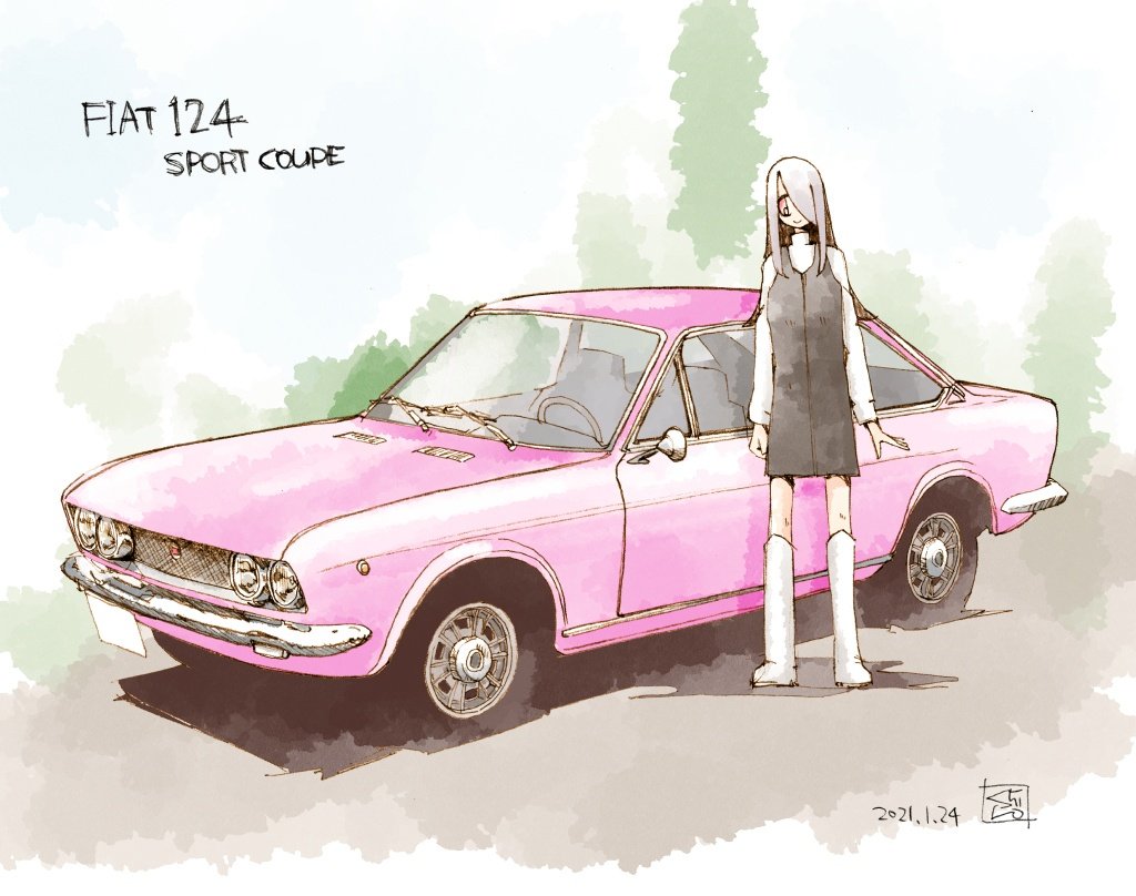 スーシィ・マンババラン 「#FIATFriday 」|し ろ（ 築 ５ ６ 年 ・ 心 不 全 療 養 中 ）のイラスト