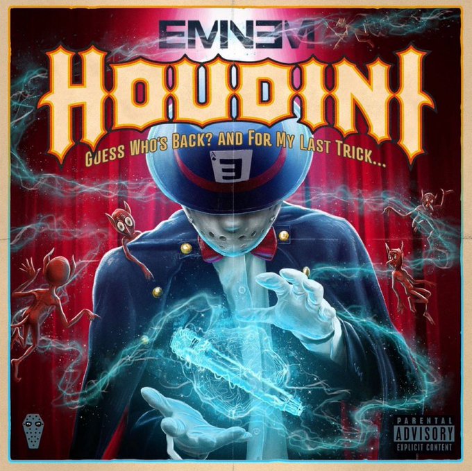 Eminem's 'Houdini' will be released tomorrow.