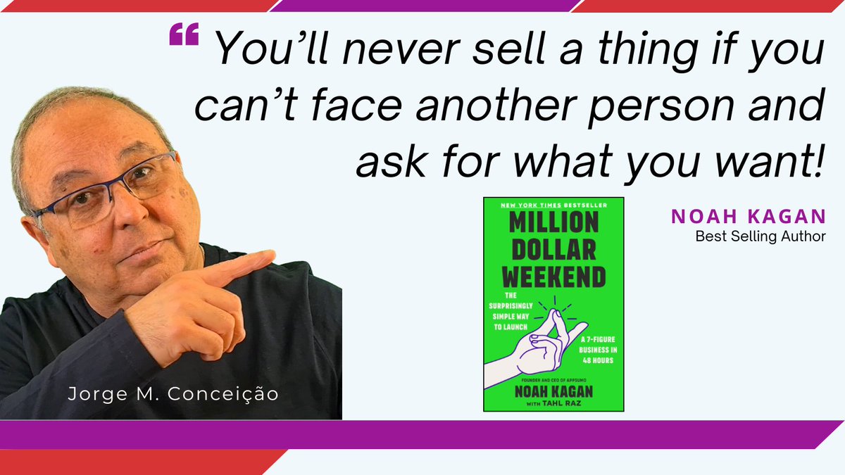 BeHaveMarketing's tweet photo. 🛑 ATENÇÃO SENHORES COMERCIAIS B2B:

Enquanto não estivermos frente a frente com o nosso interlocutor, as Vendas nunca irão acontecer!

E nem sou apenas eu que digo isto! Diz também este senhor, @NoahKagan, autor deste best seller que desde já recomendo!
#prospecção #mentoriasb2b https://t.co/QmoiG850dx