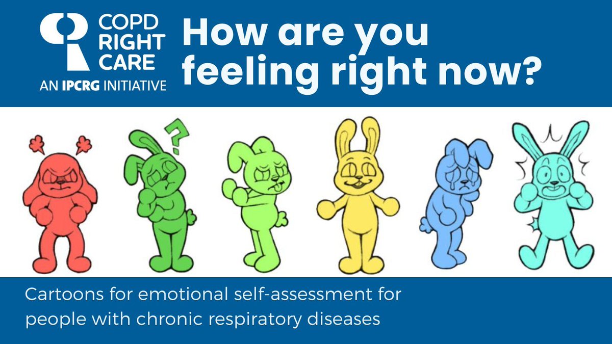 IPCRG has commissioned  25 cartoons depicting the core emotions we all experience. This tool allows primary care to ask CRD patients, “How are you feeling right now?” and start conversations about identifying and acting on their emotions.
Learn more at : 
buff.ly/4bYYxT6