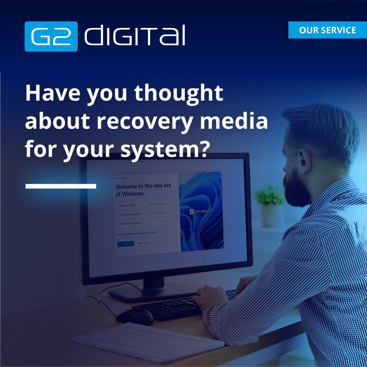 Did you know you can purchase a USB key that will allow you to take a backup of your PC and restore it or carry out a full factory reset? For more information, please contact sales@g2digital.co.uk

#G2Digital #RackMount #RackMountPC #Workstation #Support