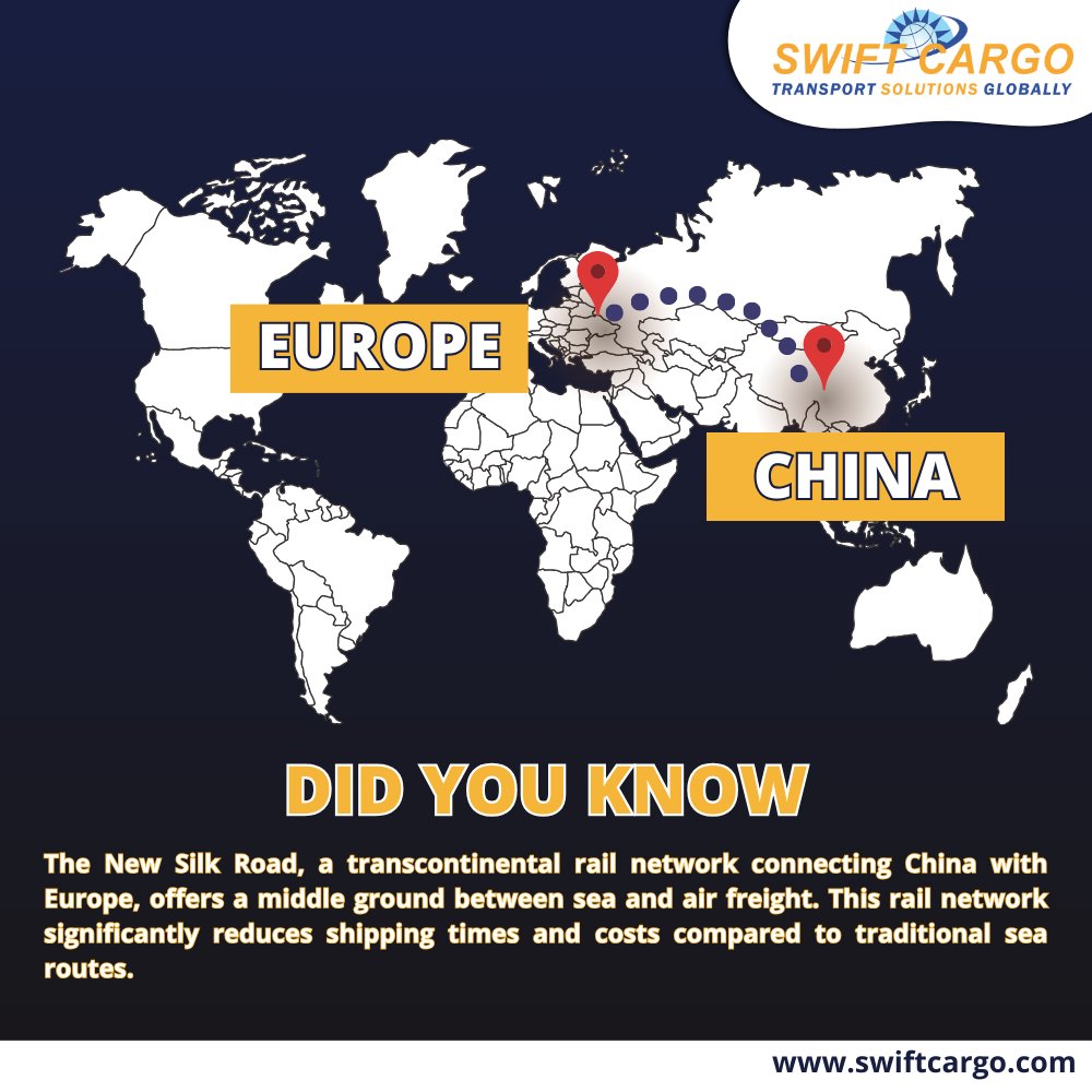 Expand your horizons with this fascinating Did You Know.

#swift #projectcargo #logistics #freightforwarding #freightforwarders #shippers #containershipping #transportation #didyouknow #knowledge