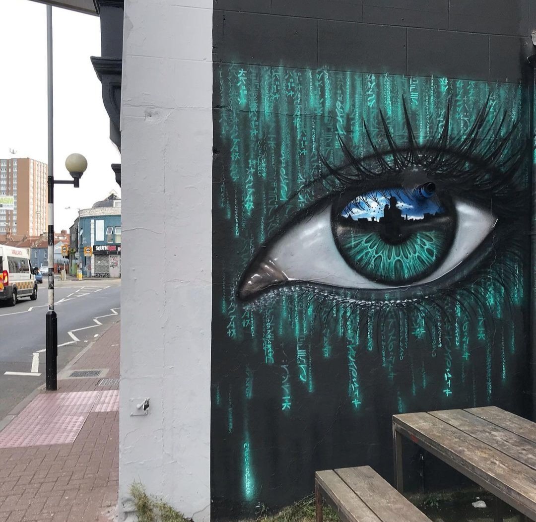 A golden oldie by English MyDogSighs for Upfest 2019 in Bristol, UK #mydogsighs #goldenoldie #streetart #lamolinastreetart | photo via artist mysl .nl/jallZ