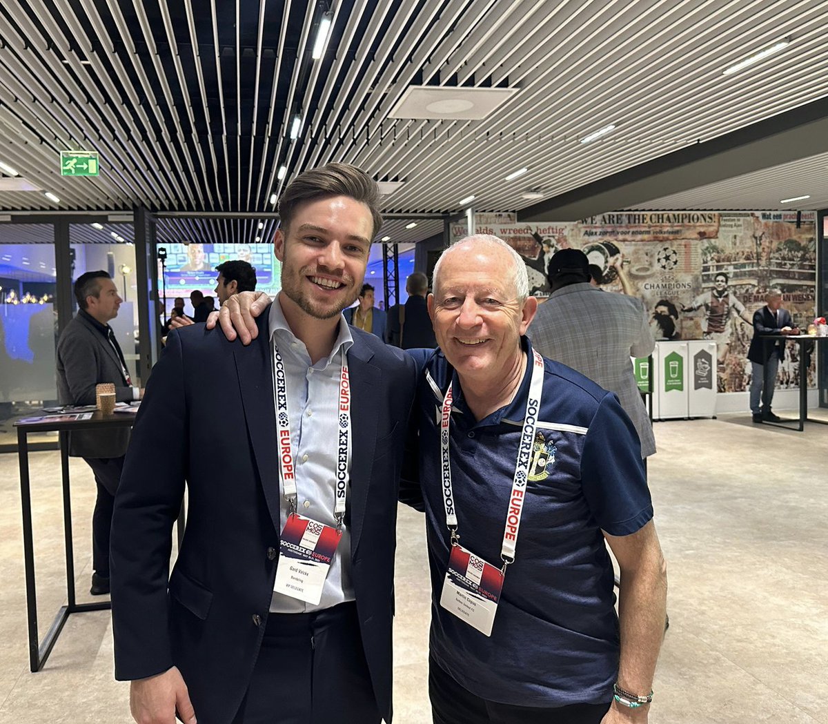 copusandco's tweet photo. Finally met up in person with gard &amp; friends @BundelingApp @Soccerex … was a pleasure! https://t.co/I9YxByjhkq