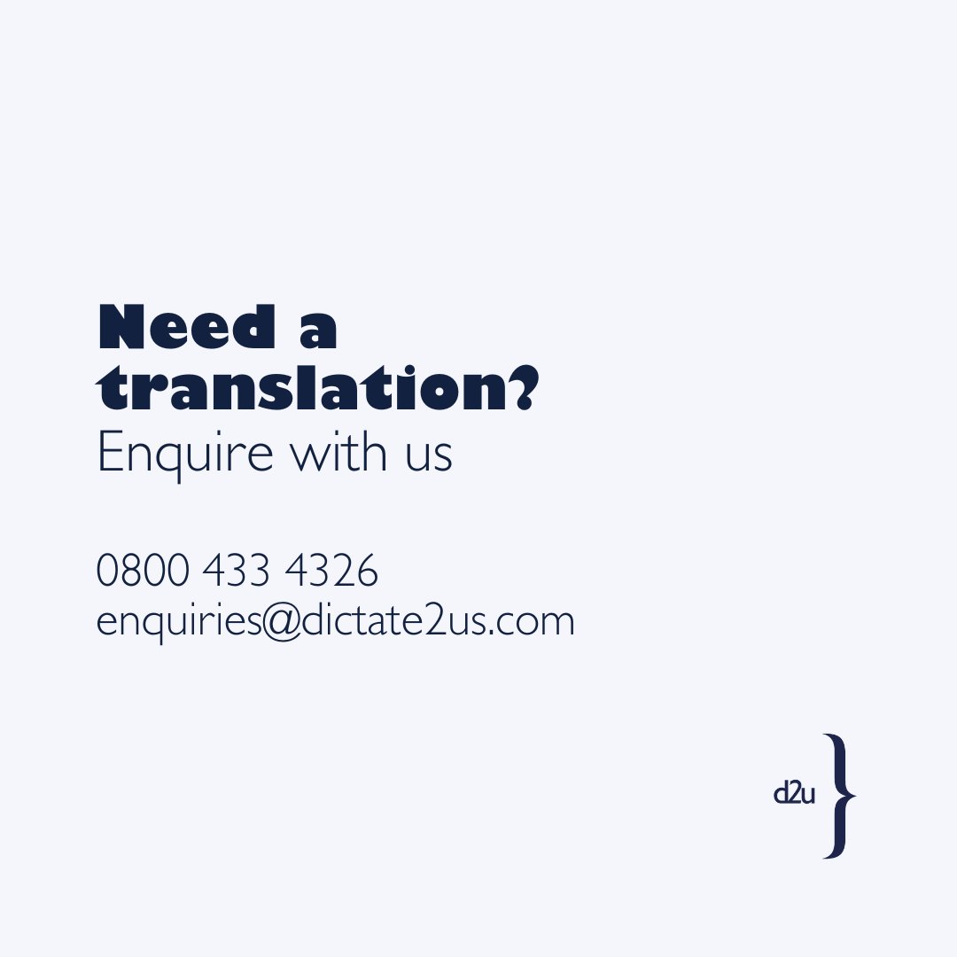 dictate2us's tweet image. Need a translation? 🤔
Our team is ready to help! 👏

📣Contact us today for accurate, reliable, and fast translation services. 

#TranslationServices #ProfessionalTranslators #GlobalReach