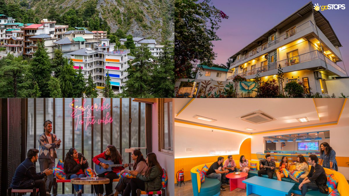 gostopsofficial's tweet photo. Our newest hostel,📍goSTOPS PLUS #Rishikesh Tapovan, is opening on June 10th! This is our fifth new launch in 2024, and we’re thrilled to keep growing our goSTOPS family. 🌈
This year, we’ve also opened:
#goSTOPS - Gurugram, Bengaluru HSR, Alibaug & McLeod Ganj Bhagsu 💜 https://t.co/kL9A0pMq0t