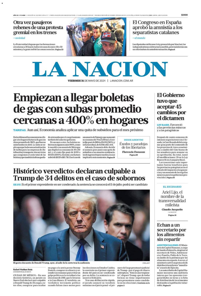 #BuenViernes 📰 Esta es la tapa de @LANACION

𝗞𝗲𝗼𝗽𝘀 𝗙𝗠 𝟵𝟬.𝟭🎙#LaPlata

🌐 keopsfm.com.ar
📲 buff.ly/30f4czR