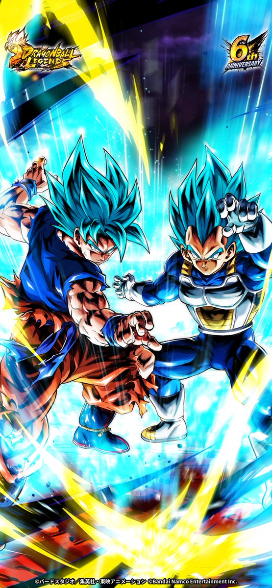 ベジータ＆孫悟空」「超サイヤ人ゴッドSS 孫悟空＆ベジータ」の壁紙を