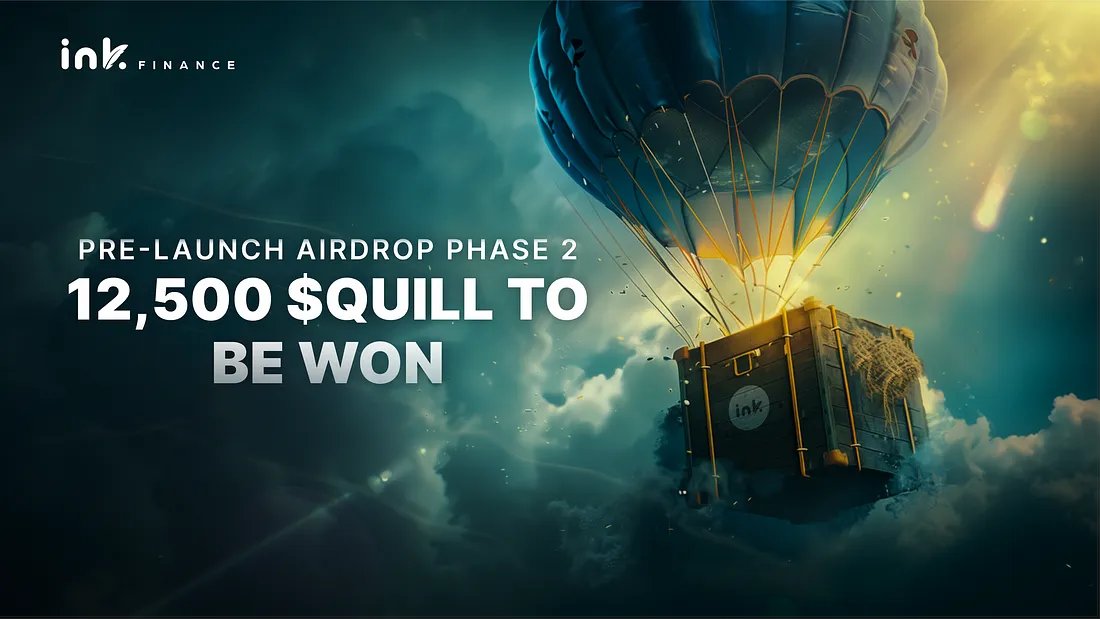 We're giving away 12,500 $QUILL retroactively in anticipation of our IDO.   

Here's how you can earn a guaranteed airdrop 🧵 

1. Like & RT 
2. Tag 3 friends 
3. Drop your $AVAX wallet  

Make sure to read on for further instructions 👇

inkfinance.medium.com/ink-finance-pr…