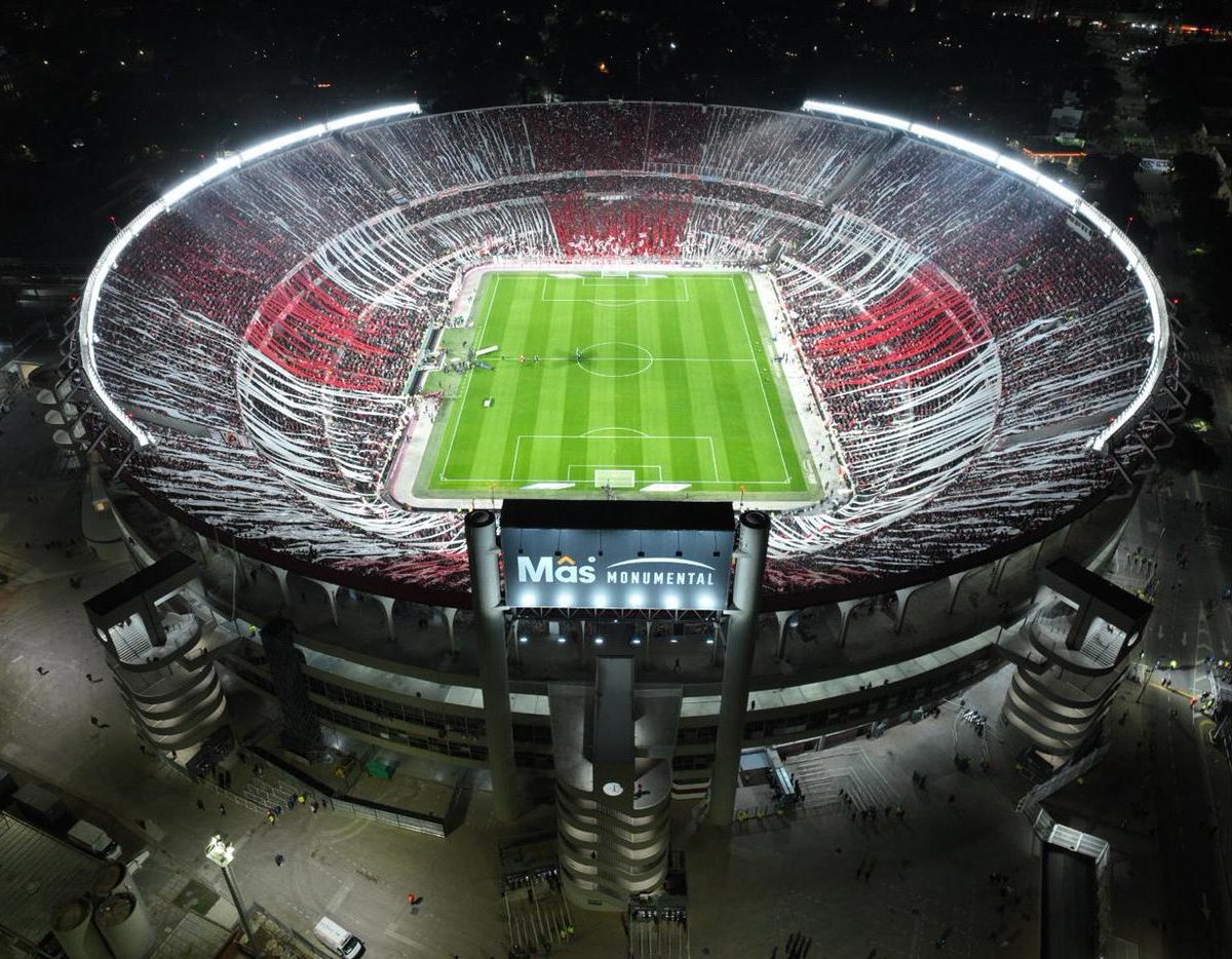 O River vai decidir TODOS os jogos do mata-mata em casa. Boa sorte pra quem for enfrentar eles no CALDEIRÃO INFERNAL que o Monumental se tornou. 🏟🔥