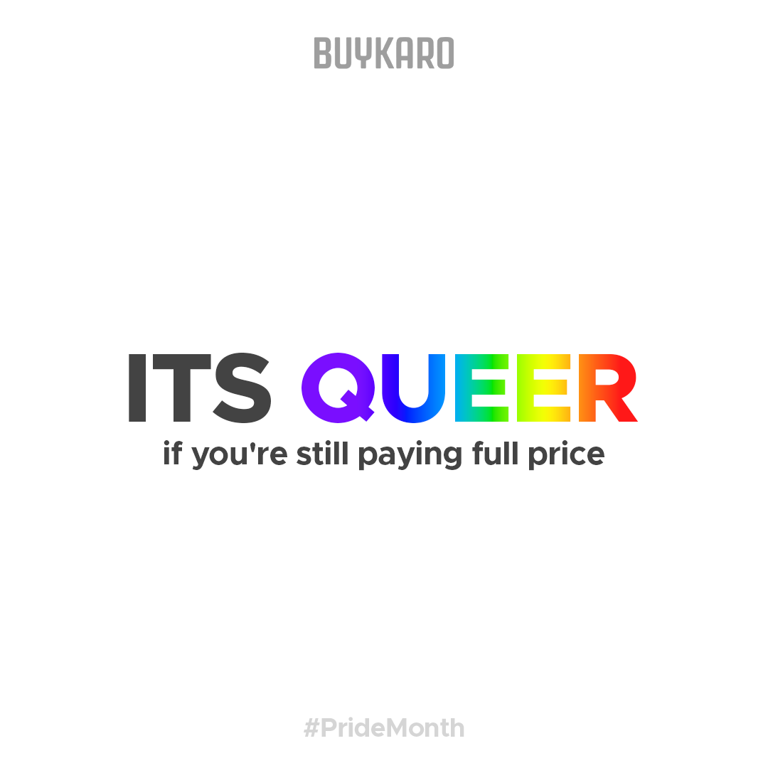 It's time we accept all things out of the "ordinary" #HappyPride
.
.
.
#BuyKaro #pridemonth #pride🌈 #topical #trending #gaypride #lgbtpride