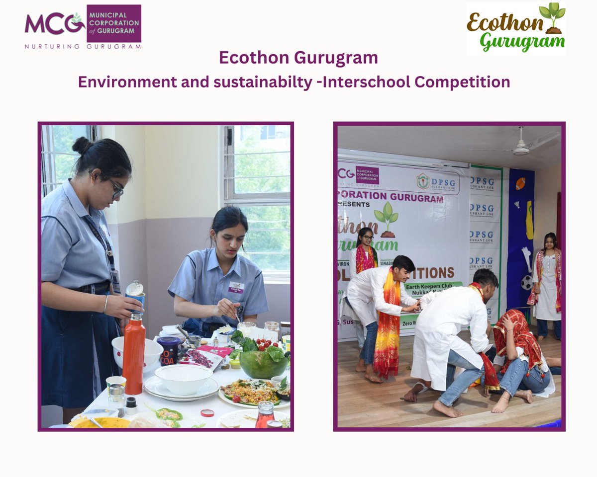 MunCorpGurugram's tweet photo. Citizen Awareness
#ecothongurugram#EnvironmentAndSustainability#InterschoolCompetition#swachhbharatmission #MinistryofHousingandUrbanAffairs #SafaimitraSurakshaChallenge #gurugramcity #ManholeToMachineHole #ULBcode800429 #Helpline No- 14420 or 18001801817 https://t.co/FNly1MGzLS
