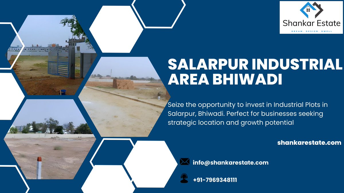 EstateShankar's tweet image. Discover the Potential of Salarpur Industrial Area Bhiwadi
shankarestateblog.wordpress.com/2024/05/31/dis…
Salarpur Industrial Area in Bhiwadi is undoubtedly a promising destination for industrial investment. #robustinfrastructure #Affordable  #Industrialplots #SalarpurindustrialBhiwadi