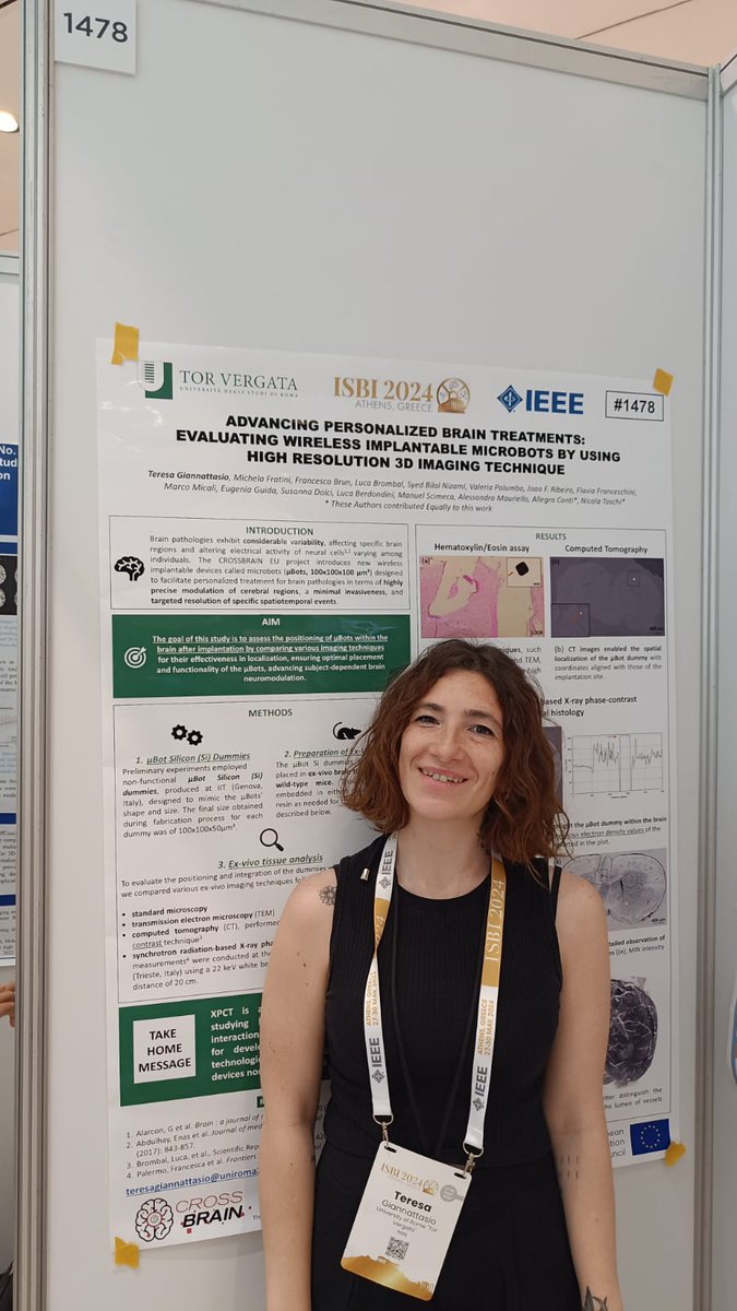 crossbrain_eic's tweet image. Our team mate Teresa presenting the advancing personalized brain treatments yesterday at #ISBI2024  in Athens 💪!
biomedicalimaging.org/2024/
@EUeic #neurotech #innovations #medtech