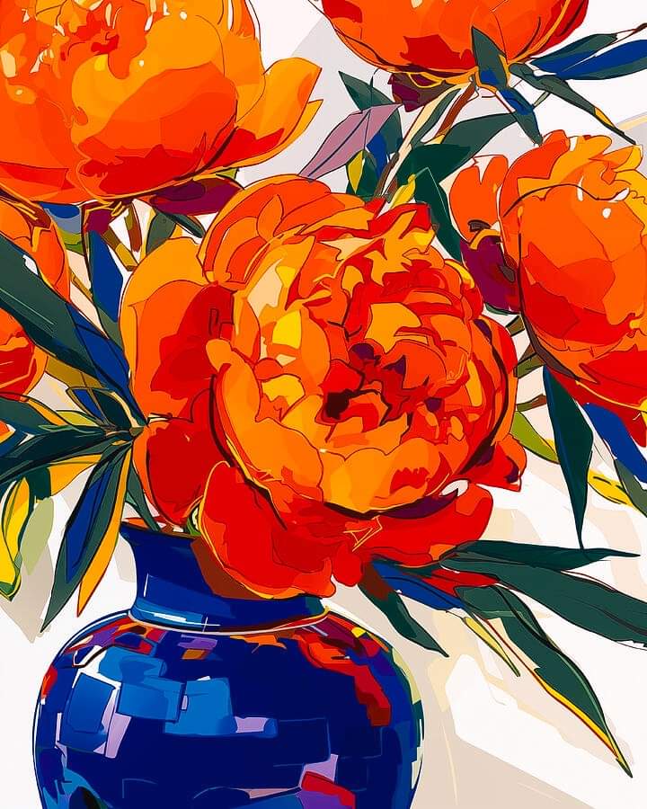 fraveris's tweet photo. Jeff Stanford 
Orange Peonies https://t.co/NZHD0pC5M5