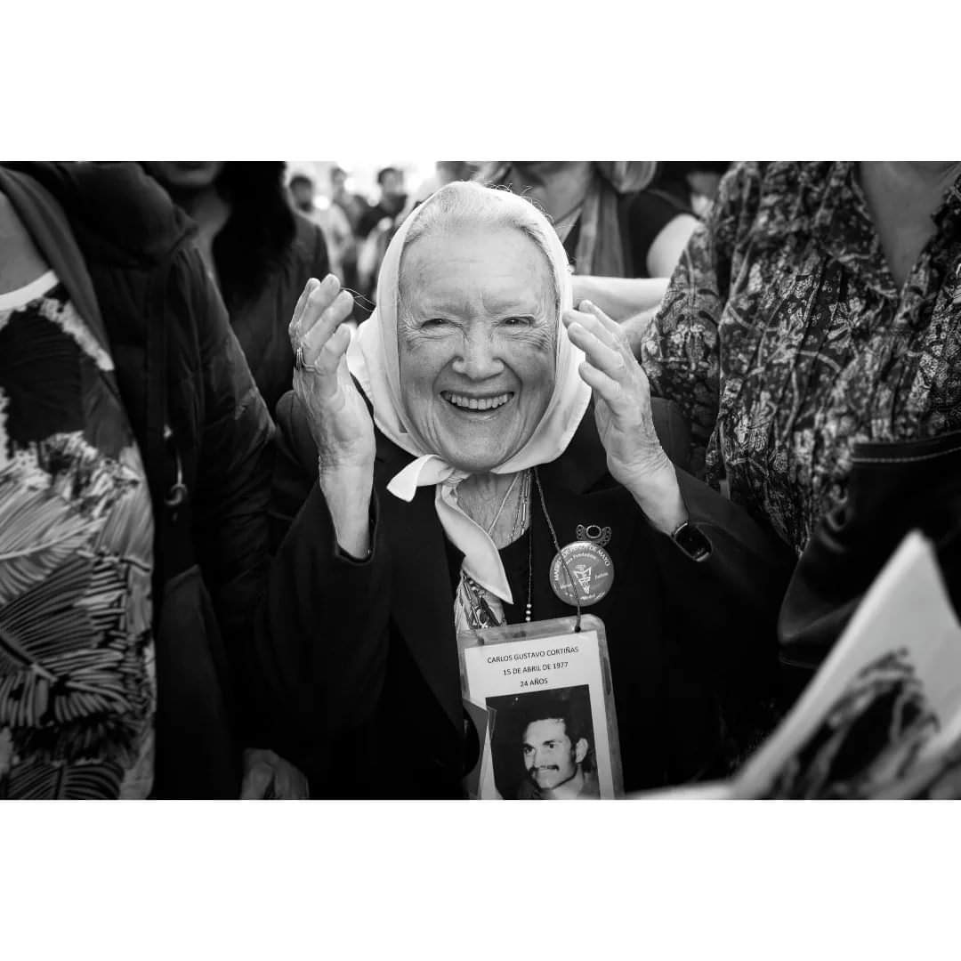 Hasta siempre Norita Cortiñas! 
Gracias por marcar el camino ! Madre de todas las luchas!

.
.
.
.
#noritacortiñas #eternanorita #madresdelaplaza #memoriaverdadyjusticia #noracortiñas #luchacomounamadre