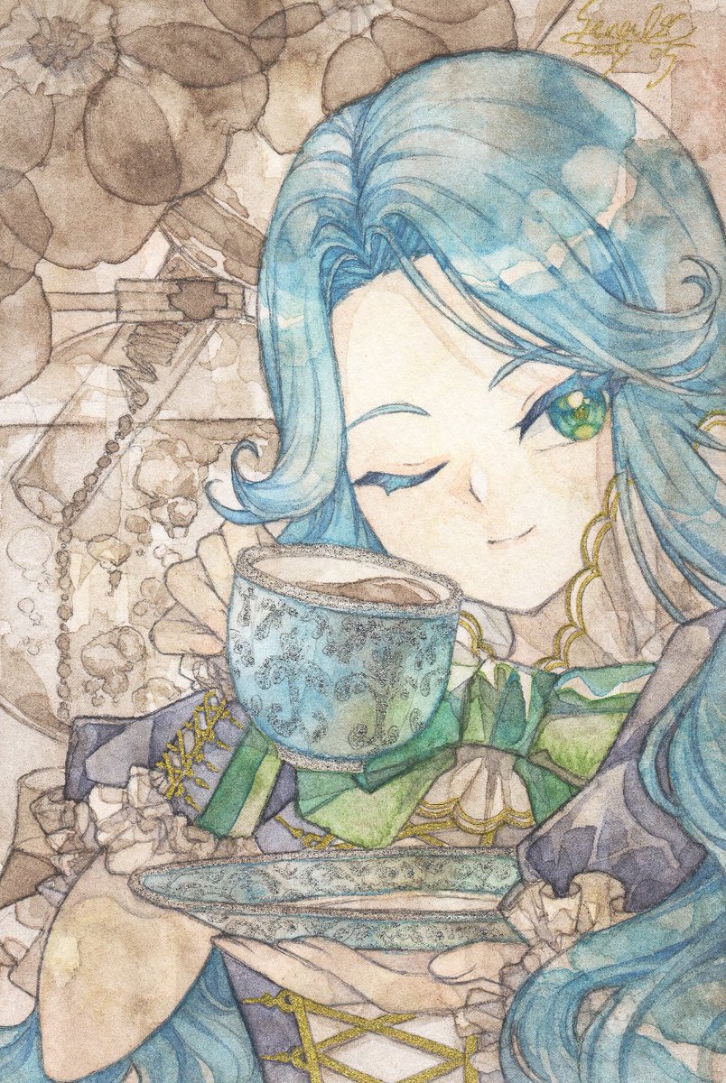#今月描いた絵を晒す

水彩もモノクロも楽しめました☺️ 