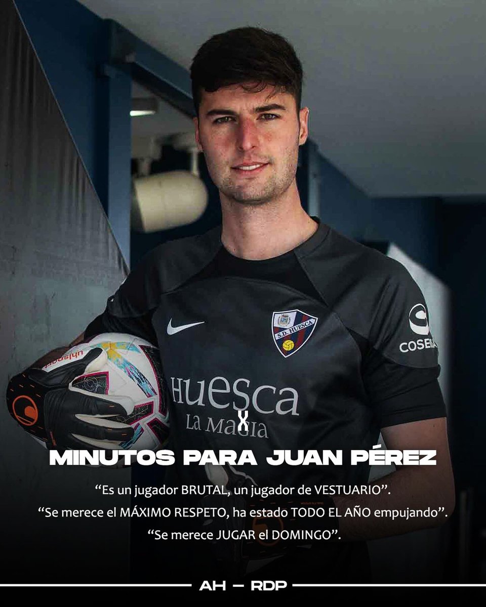 🎙️ 𝐑𝐔𝐄𝐃𝐀 𝐃𝐄 𝐏𝐑𝐄𝐍𝐒𝐀 𝐃𝐄 𝐀𝐍𝐓𝐎𝐍𝐈𝐎 𝐇𝐈𝐃𝐀𝐋𝐆𝐎.

El mister ha confirmado su continuidad en la SD Huesca de cara al curso que viene pese a tener ofertas. 

Además, ha elogiado a Juan Pérez y ha confirmado que será el portero del DOMINGO 🆚 Levante.

#SDHuesca