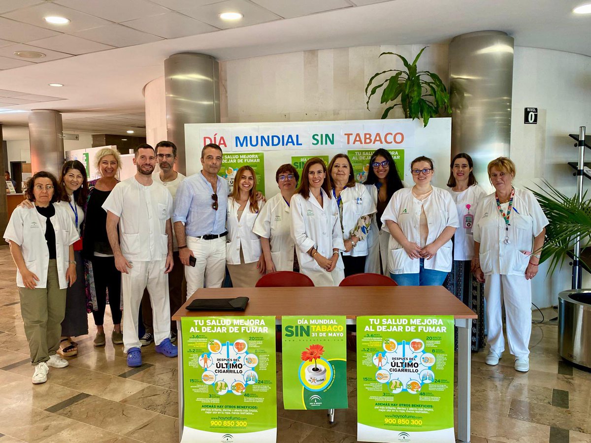 Mas compañeros se unen a la causa en el #ASNM 
 #SaludSinTabaco #VidaSaludable #PrevenciónTabaco #DíaSinTabacoTodoElAño #SaludPública

Recuerda que si quieres dejar de fumar  pregunta en tu Centro de Salud.

Enlace de Consejería para dejar fumar

centrosdetrabajosaludables.es/tabaquismo/