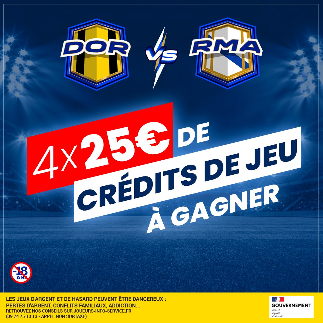sportytrader's tweet image. 🚨#CONCOURS UCL !

La finale de la coupe aux grandes oreilles ✨

SportyTrader et Parions Sport vous offrent 4x25€ de #creditsdejeu pour cette soirée exceptionnelle.

Un match pour l'histoire ! #BVBRMA

Pour participer: 

1️⃣Follow @sportytrader et @ParionsSport 
2️⃣Donne-nous…