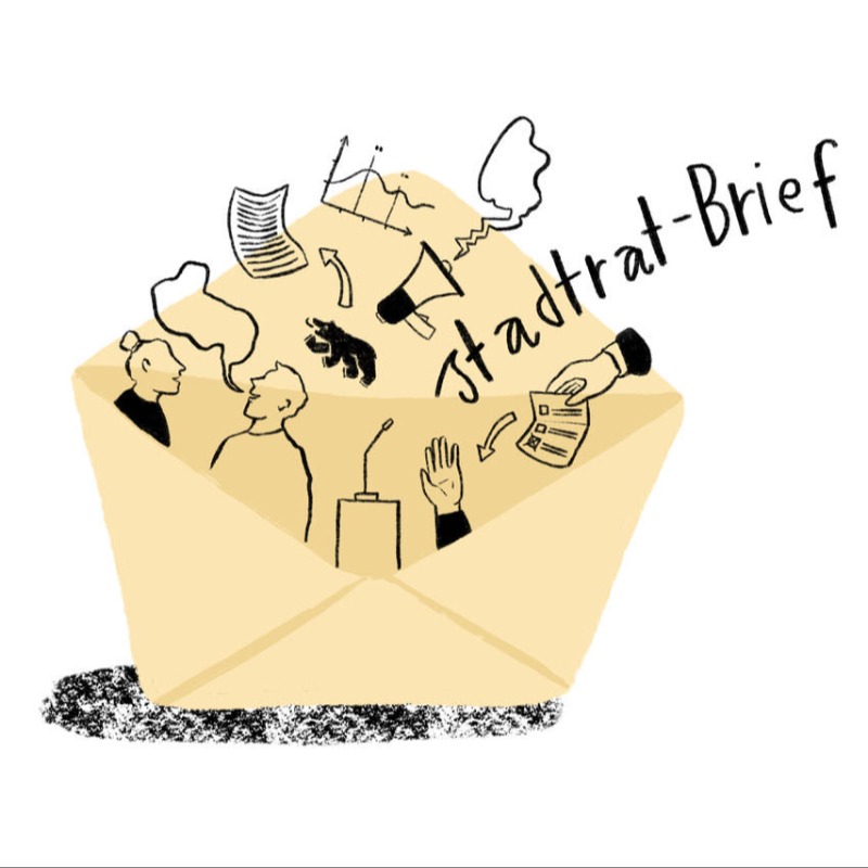 hauptstadt_be's tweet photo. Der neue #StadtratBrief ist da. Die Themen: #Entsorgung, Stellvertretung, Historisches Museum, Richtlinienmotion, Gemeinderat, #Digitalisierung.

Text: Flavia von Gunten (@f_vog)
Illustration: Silja Elsener