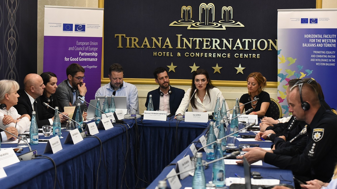 Police & civil society representatives from Albania, Kosovo* and Ukraine, active on promoting and protecting human rights met in Tirana during the #IDAHOT Week. ➡️ coe.int/en/web/kyiv/-/…